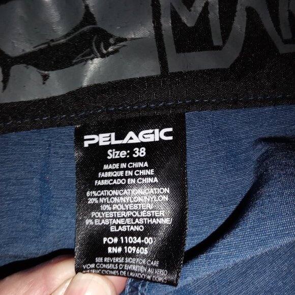 Mens pre-owned Pelagic shorts size 38 turquoise - Picture 4 of 4